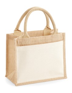 W-W425-Cotton Pocket Jute Gift Bag 2
